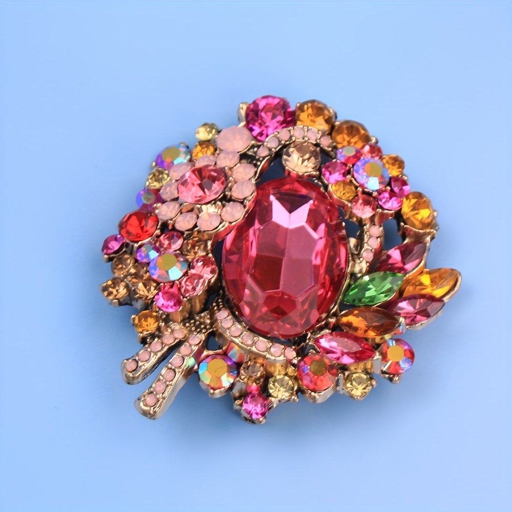 Gorgeous Elegant Encrusted Women Pin Dress Temperament Brooch Party Gift
