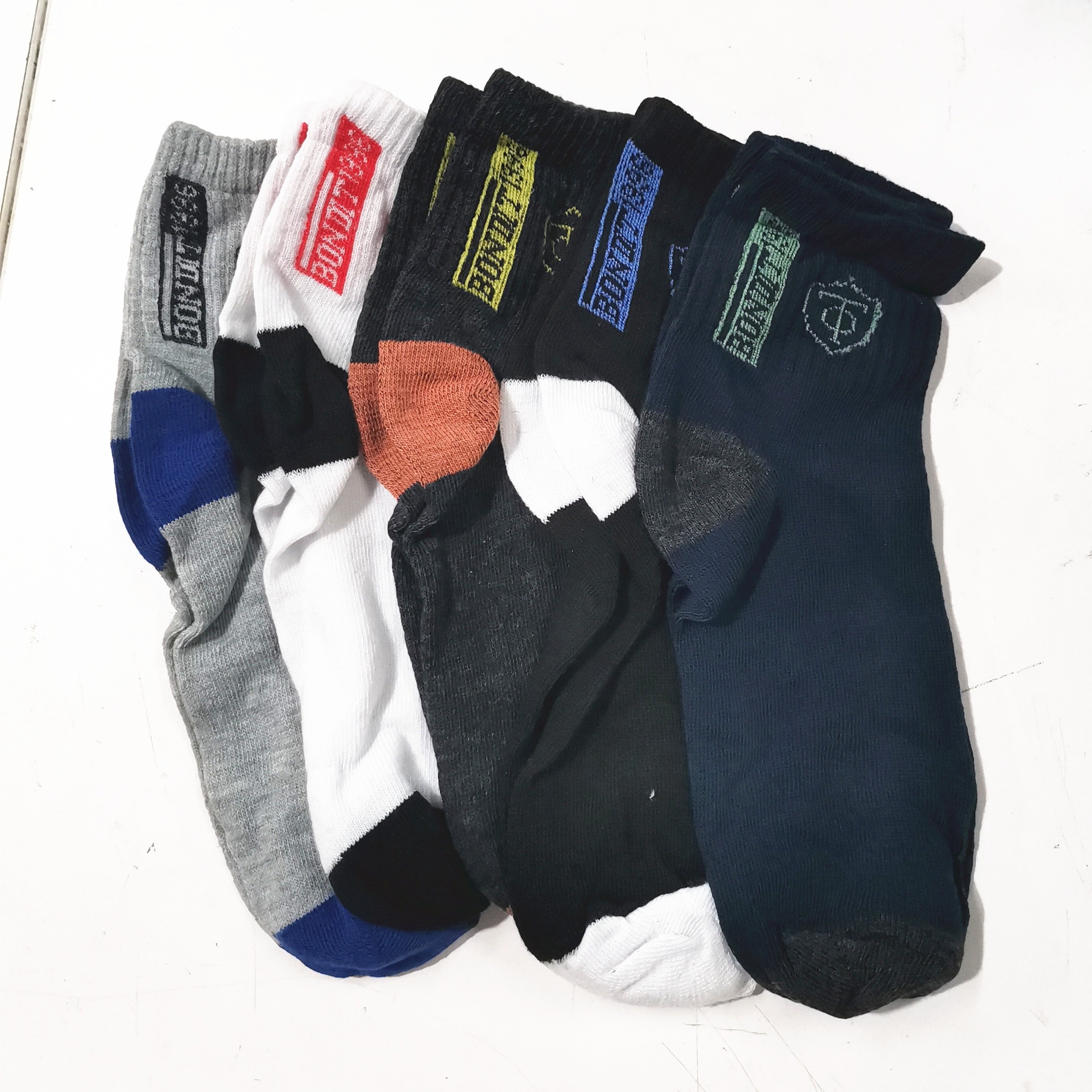 TEMU 5 Pairs Men's Athletic Ankle Socks, 100% Polyester, Embroidered , Sweat Absorbing, Woven, Hand Wash Only, For Spring/summer, Hand Wash Only, Woven, Spring/summer