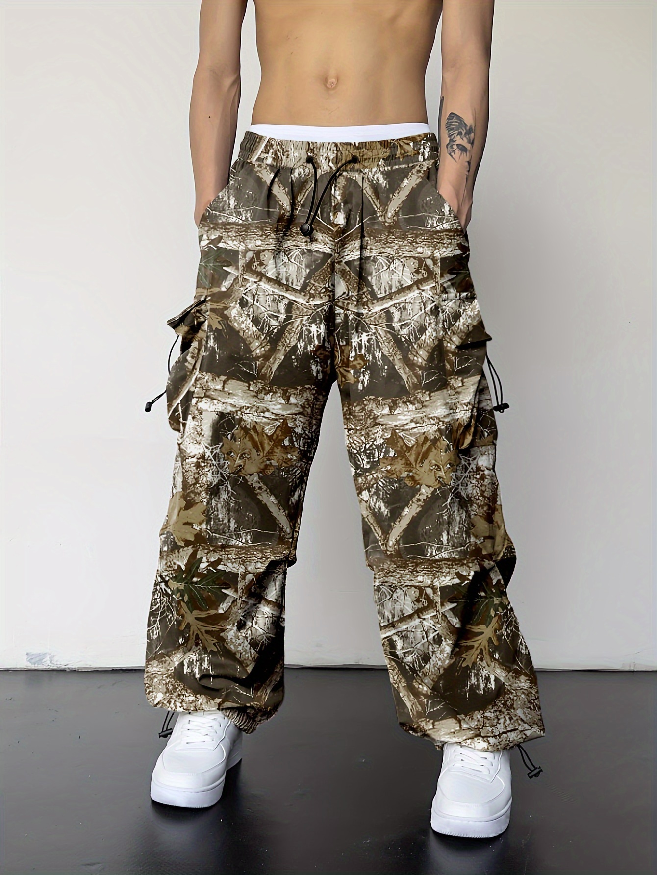 studs camouflage parachute pants Y2K 平成 studs camouflage parachute pants Y2K 平成 studs camouflage