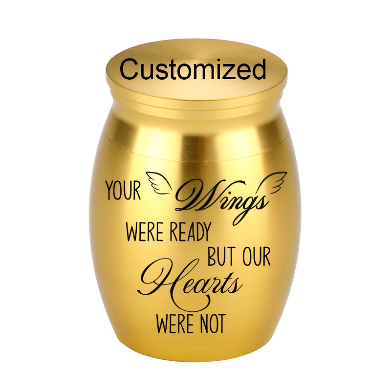 Customizable Small Keepsake Urns for Human Pet Ashes