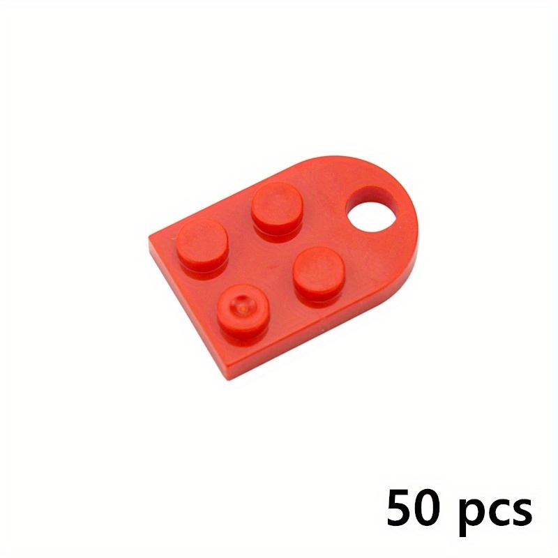 50pcs Modified 2 x 2 Assemble Particles with Hole Building Blocks