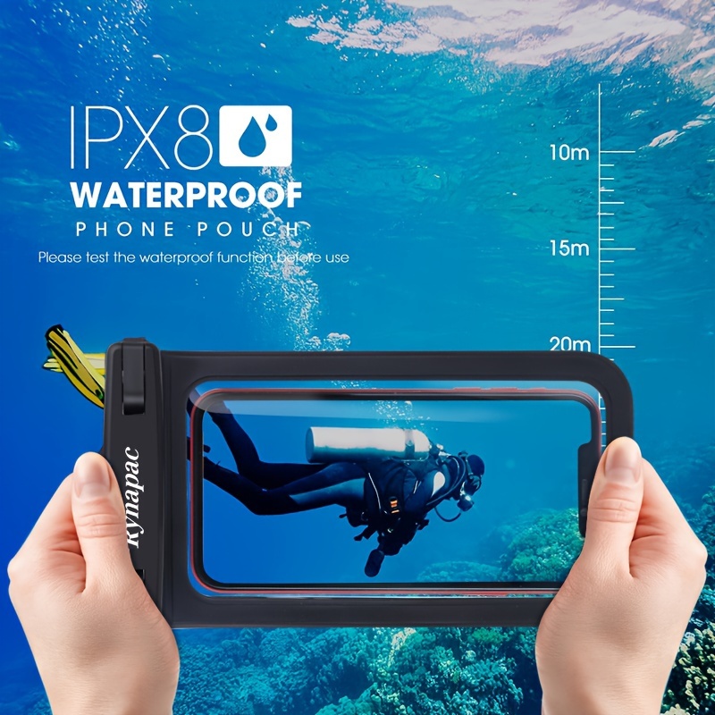 

Waterproof Mobile Phone Bag, Clear Mobile Phone Bag For Swimming & Diving
