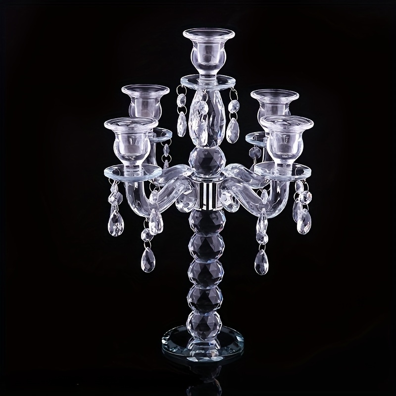 

Elegant Glass Holder - Polished , Wedding Decor & Tabletop Display