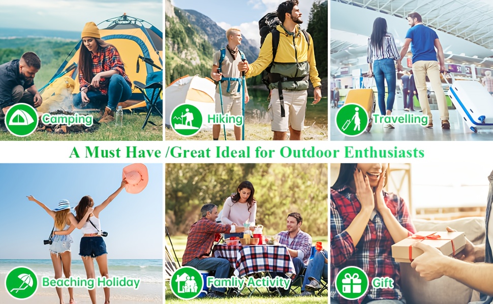 Solar Power Bank close-up and flashlight