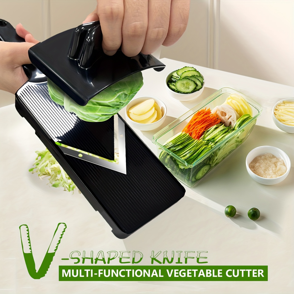 TEMU Cabbage Slicer Cabbage Scraper Multifunctional Vegetable Chopping And Slicing Knife Cabbage Shredding Tool Vegetable Slicer