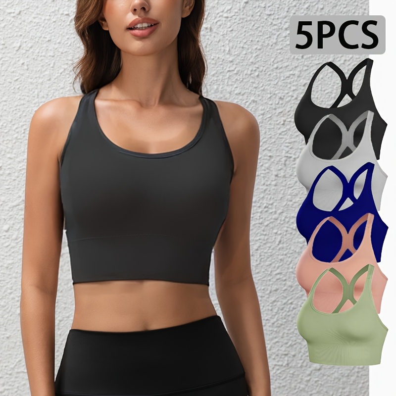 5 piece set of compression sports bra sold by 100 Spartans