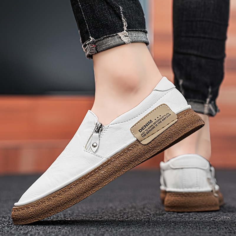 par zapatillas blancas chenetian hombre Temu Spain