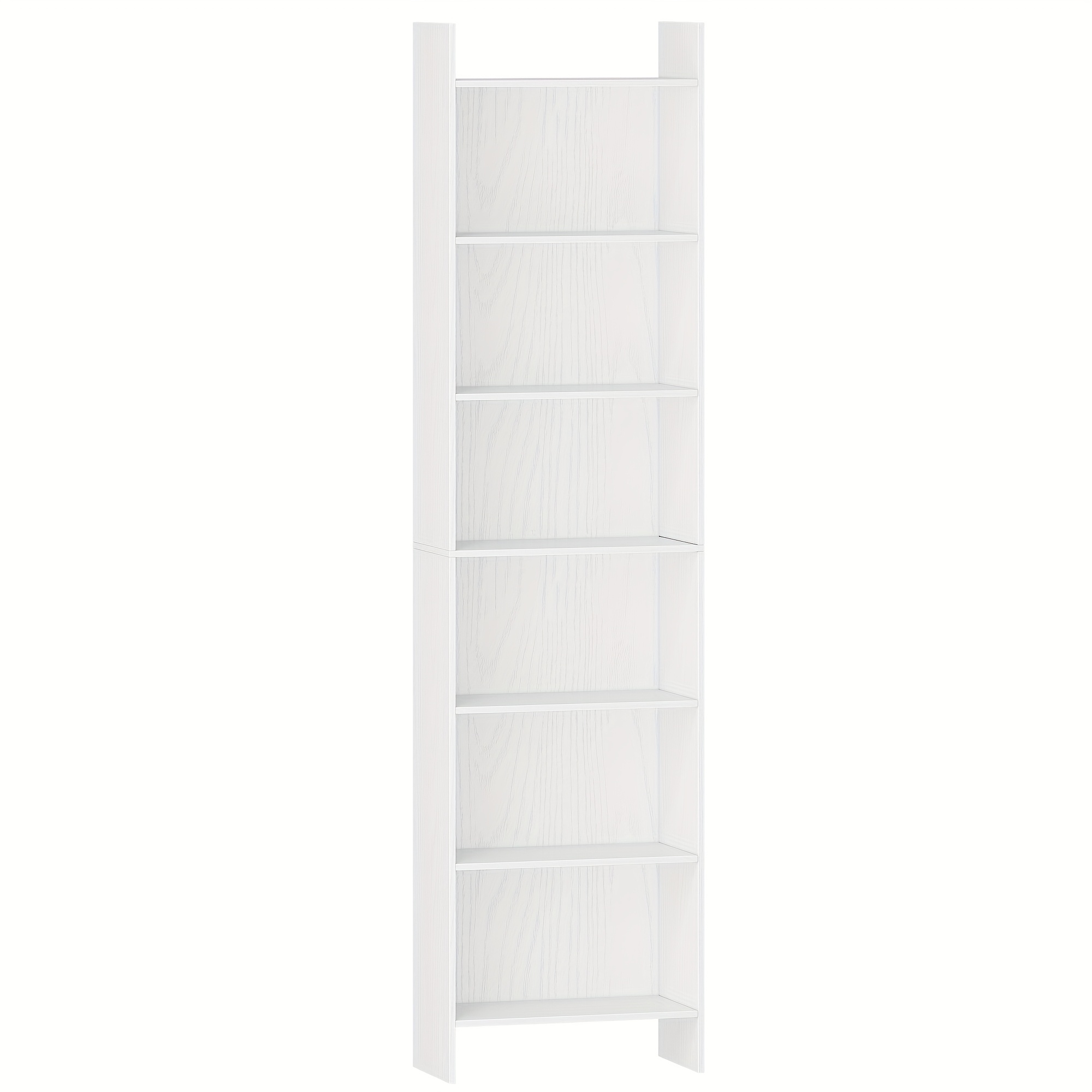 Bookshelf, Shelf, Standing Shelf, Office Shelf, With 7 Compartments, Open, For Living Room, Study, Office, As A Room Divider, 24 X 48 X 198.6cm, White