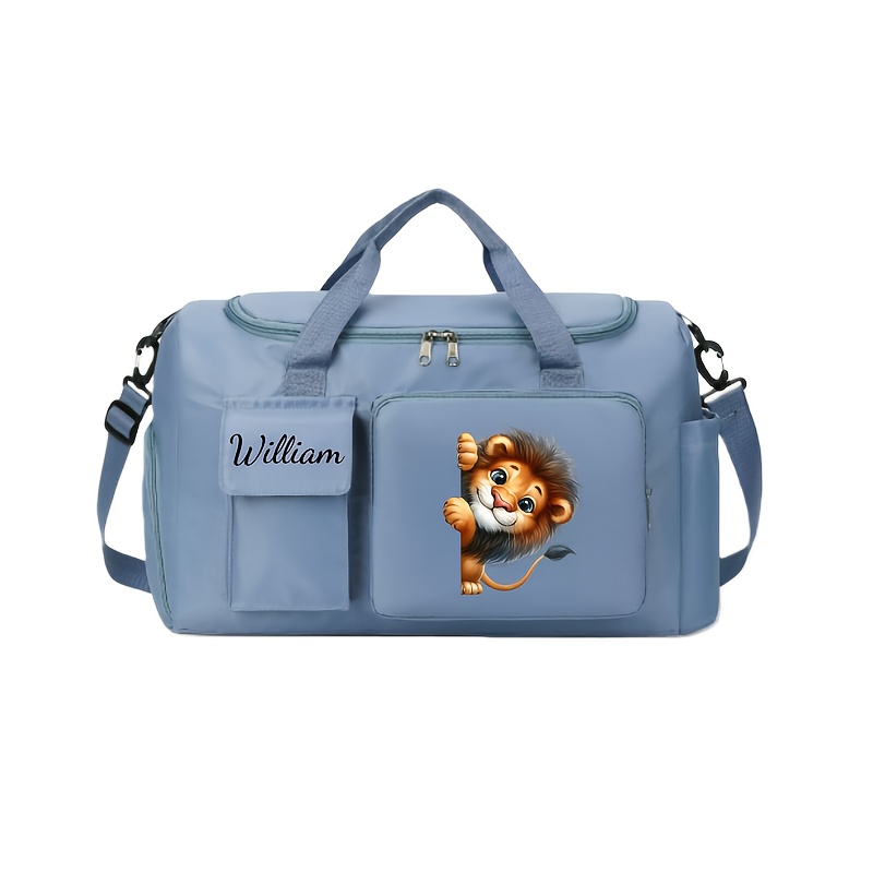 TEMU This Tote Bag Is Customizable With Names, Numbers, Dates, And Other Text. Stylish, Portable, Has Multiple Pockets For Storage, And Features A