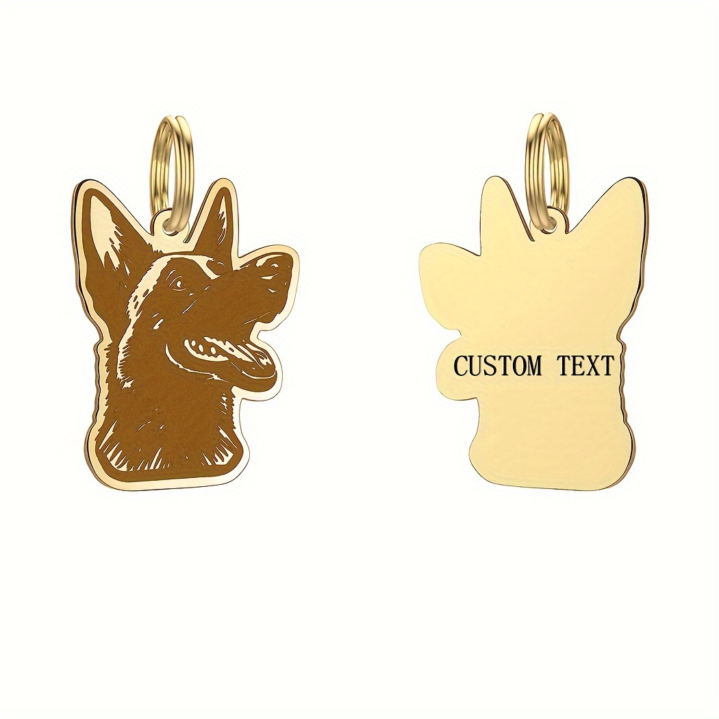 

Customize A Unique Id Tag For Your Malinois Dog, Engraved With Its Name, To Prevent Loss. This Tag Can Also Be Used As A Keychain Or Pendant For Your Phone.