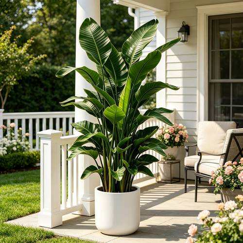 1pc premium large artificial bird plant 125 5cm store decor garden decor indoor decor outdoor decor farmhouse decor housewarming decor front door decor suitable for graduation season weddings