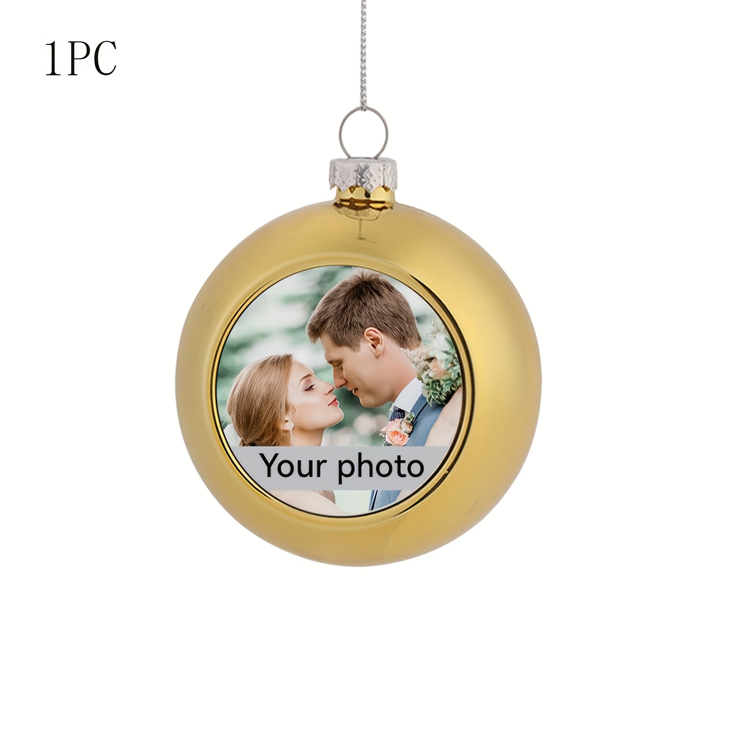 Image of Custom Christmas Ornaments, Custom Photo Diy Christmas Gifts, Suitable For Room Decor, Christmas Tree Decorations, Christmas Gifts, New Year Gifts