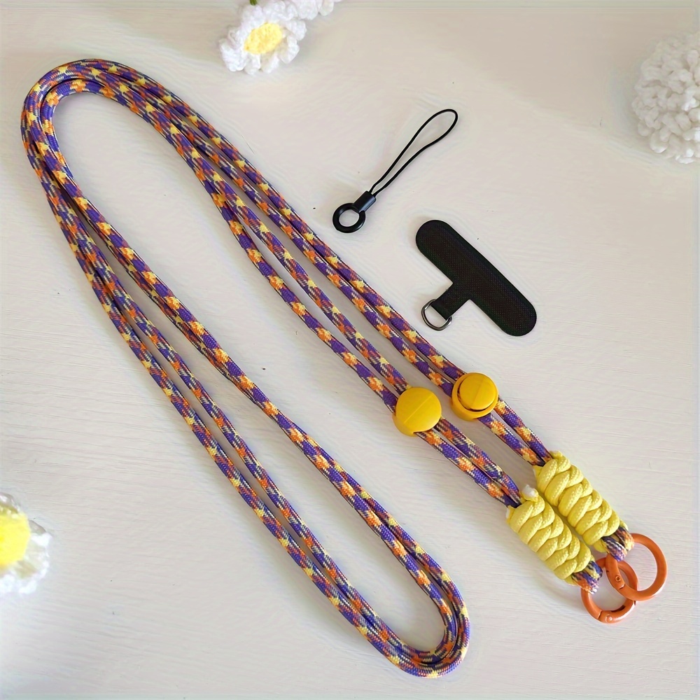Image of Phone Lanyard Umbrella Rope Crossbody Wearable Durable And Tough Neck Single Shoulder Diagonal Hanging Mountain Series High-end Camera Anti-loss Shoulder Strap Outdoor 1.2m