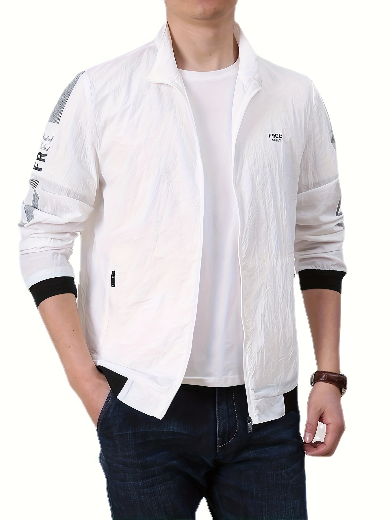 men's lightweight breathable sun protection jacket summer Temu
