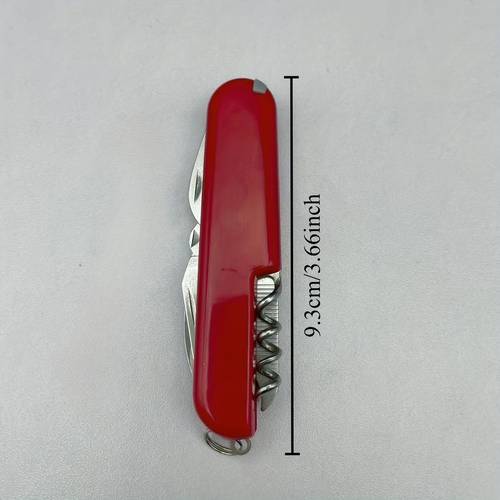 simple and practical 7 in 1 folding tool knife set multi purpose and convenient home decoration tool outdoor multi functional scissors file box opener screwdriver tweezers manual bottle opener can opener all in one tool
