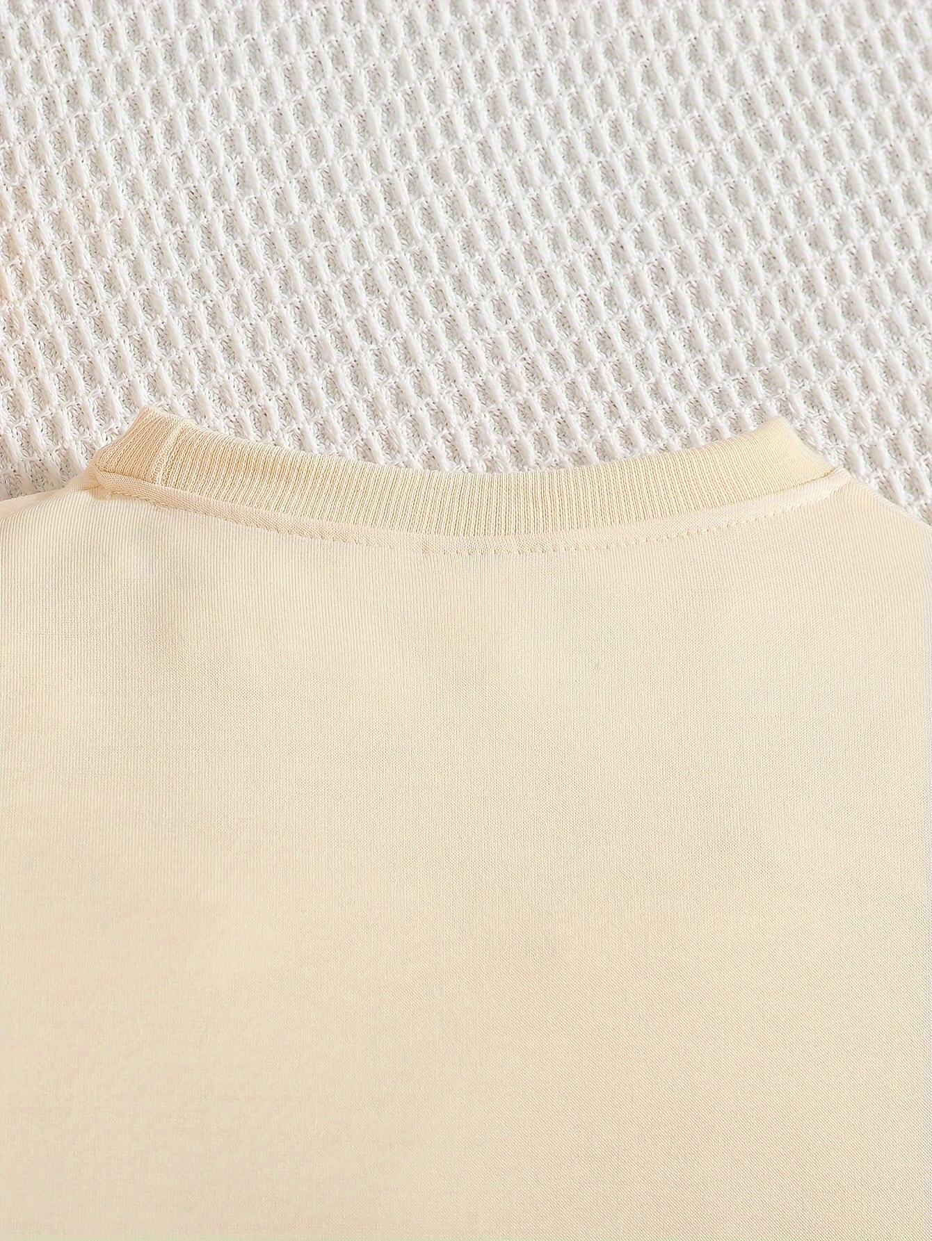 3-delige set glanzende imitatie diamantprint sweatshirts voor meisjes