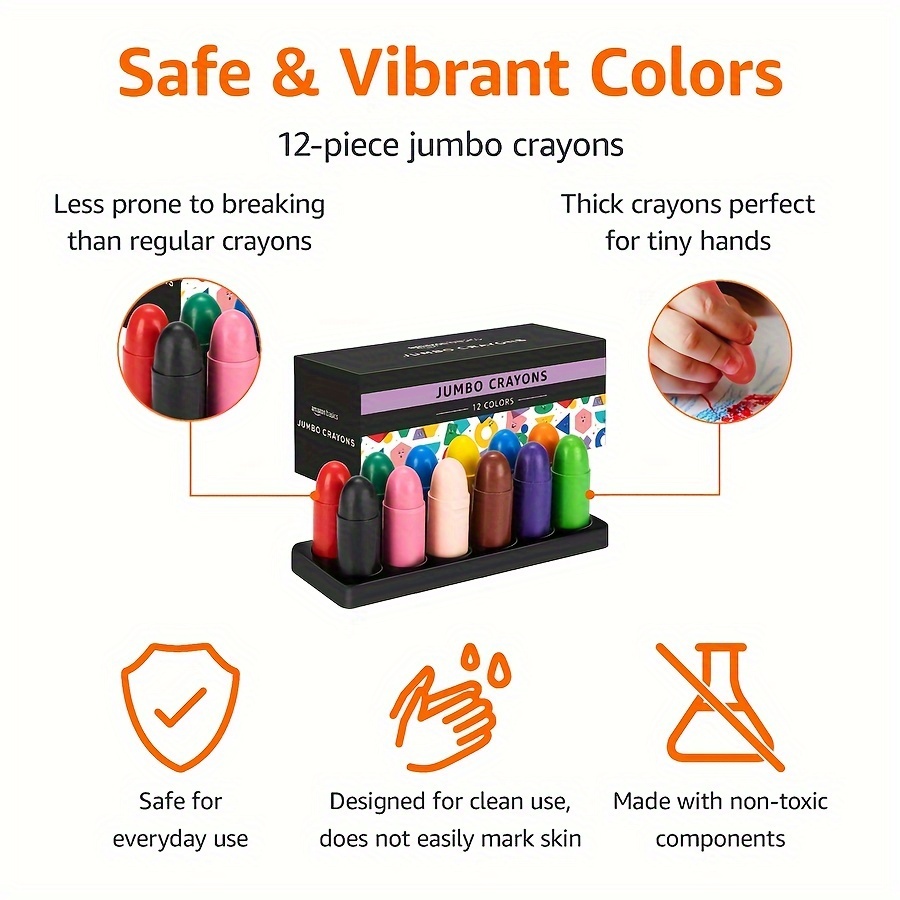 

Crayons For , Drawing, , 12 , , Safe, Non-toxic Off