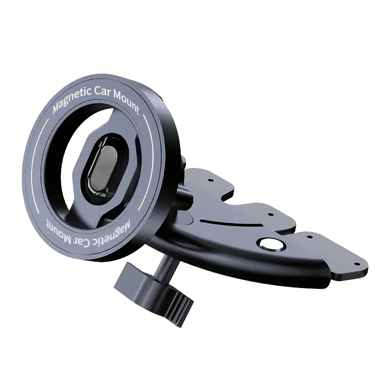 TEMU Magnetic Car Cd Slot Mount Phone Holder Universal Mobile Bracket Clip Support For Iphone 16/15/14/13/12 Xiaomi