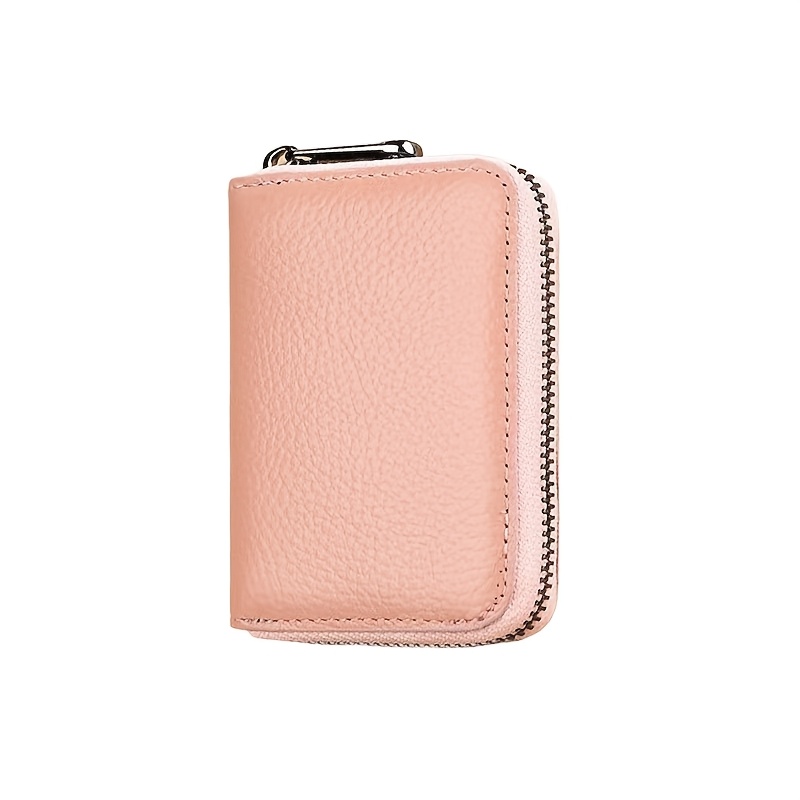 TEMU Ultra-thin Anti-theft Women's Wallet, Wallet - 20 Card Slots, Secure Zipper Closure, For Business And Daily Use, Perfect Gift For Holidays And