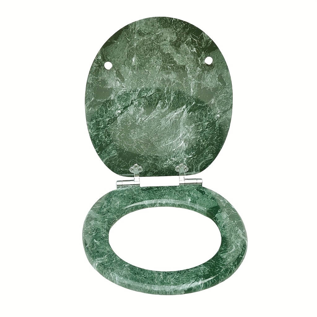 TEMU Siège de toilette, avec mécanisme de fermeture en , fonction de déverrouillage rapide pour un nettoyage facile, siège de toilette de O, avec