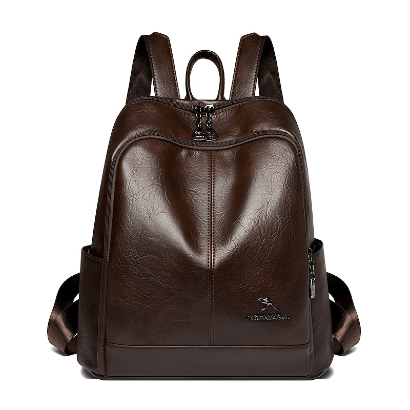 TEMU Women's Fashion Backpack, Double Side Pockets, Easy Versatile Casual Backpack