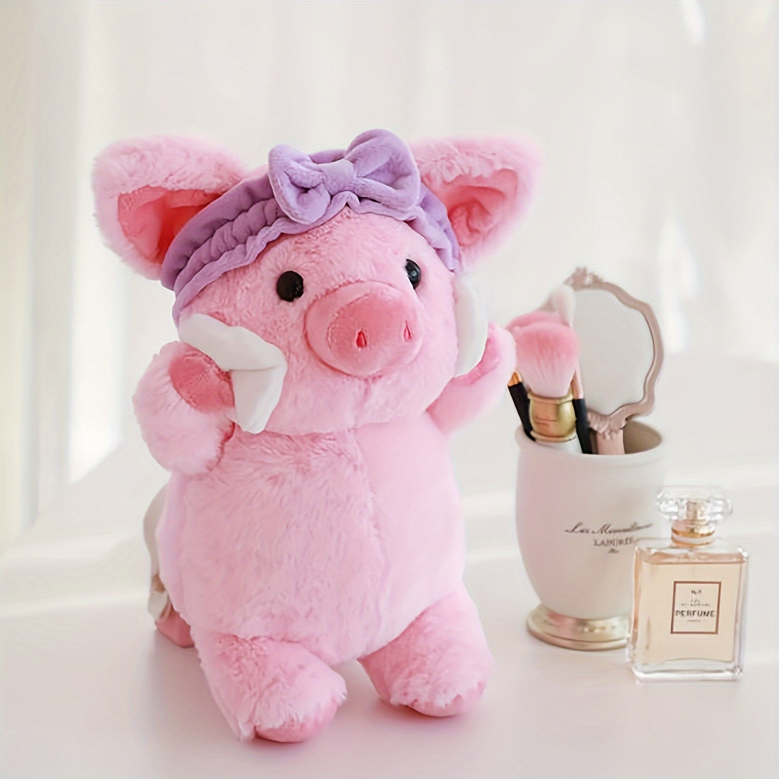 

Cute Pig Plush Doll Keychain Backpack Pendant Pink Piggy Doll Pendant-christmas Gift