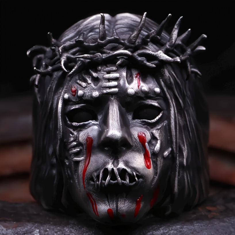 ペンタグラム彫刻のゴシックリング 【公式通販】