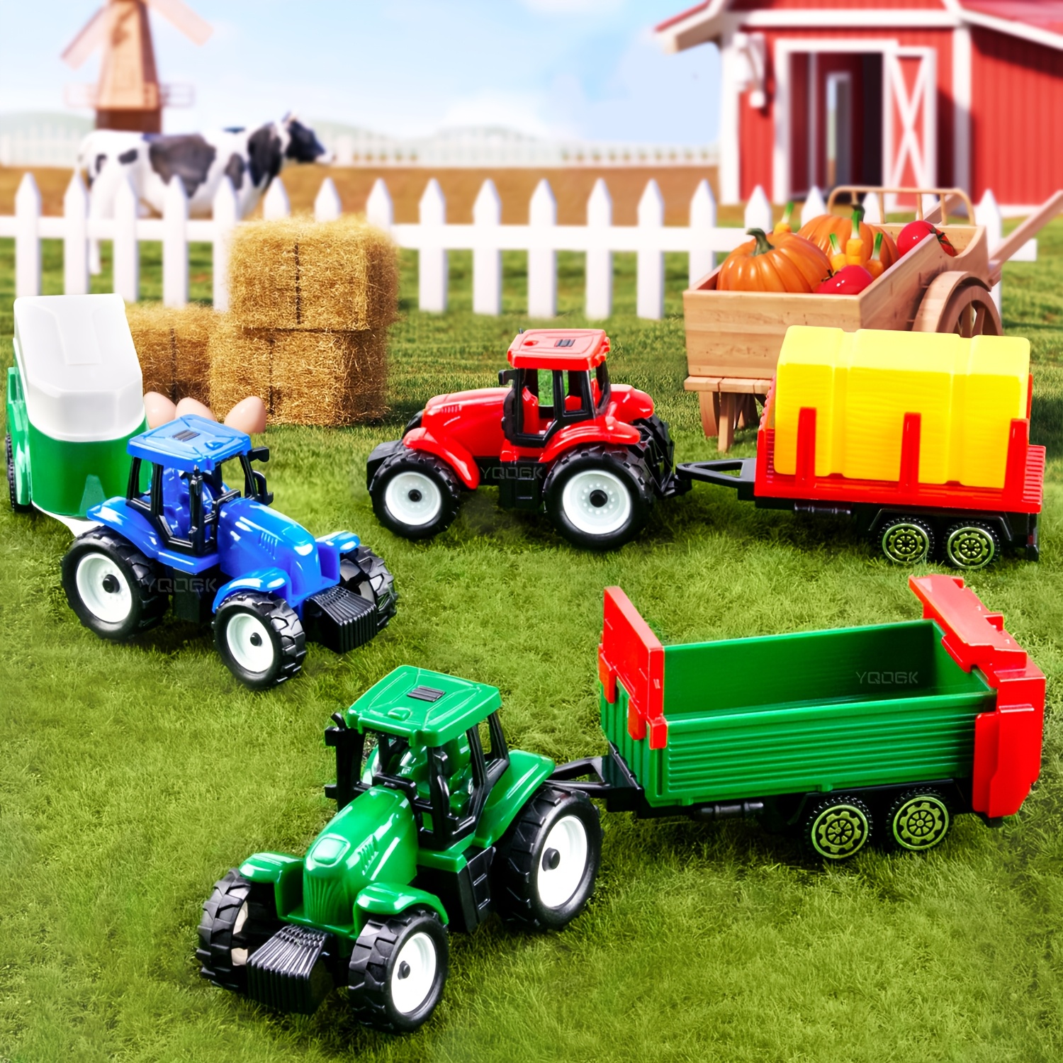 one farmer tractor set pull back operation Temu Greece