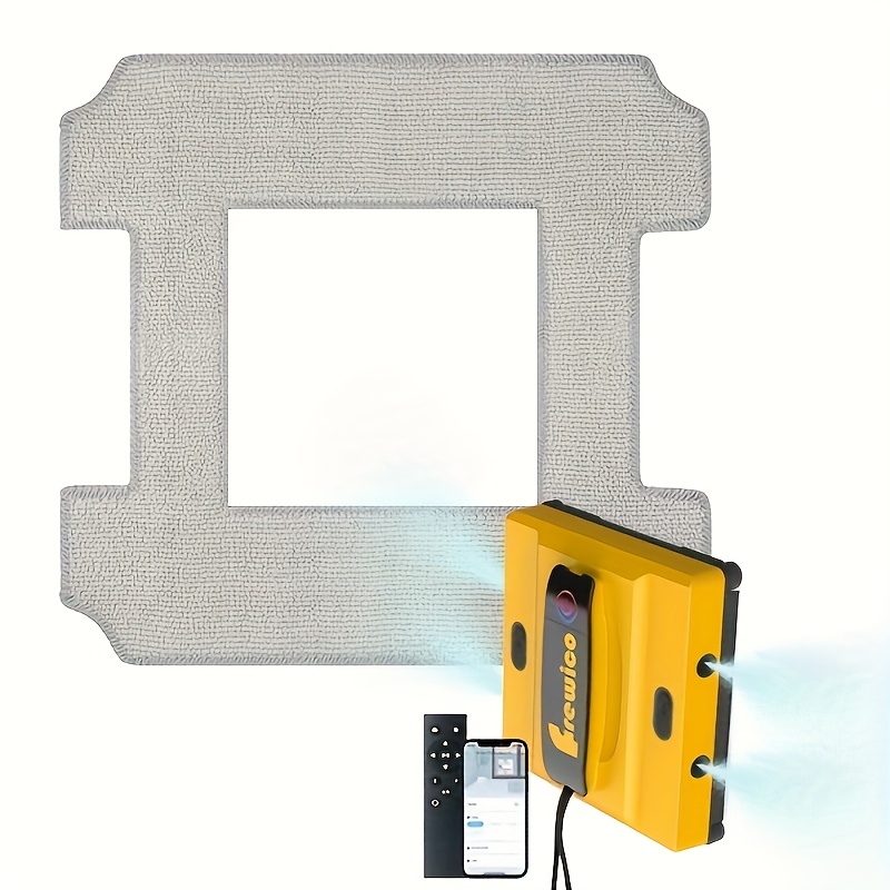 E-shop Set aus 6 Mikrofaser-Tüchern zum Reinigen von Fenstern, kompatibel mit Frewico W5600X, enthält Reinigungspads für Roboter-Fensterreiniger.