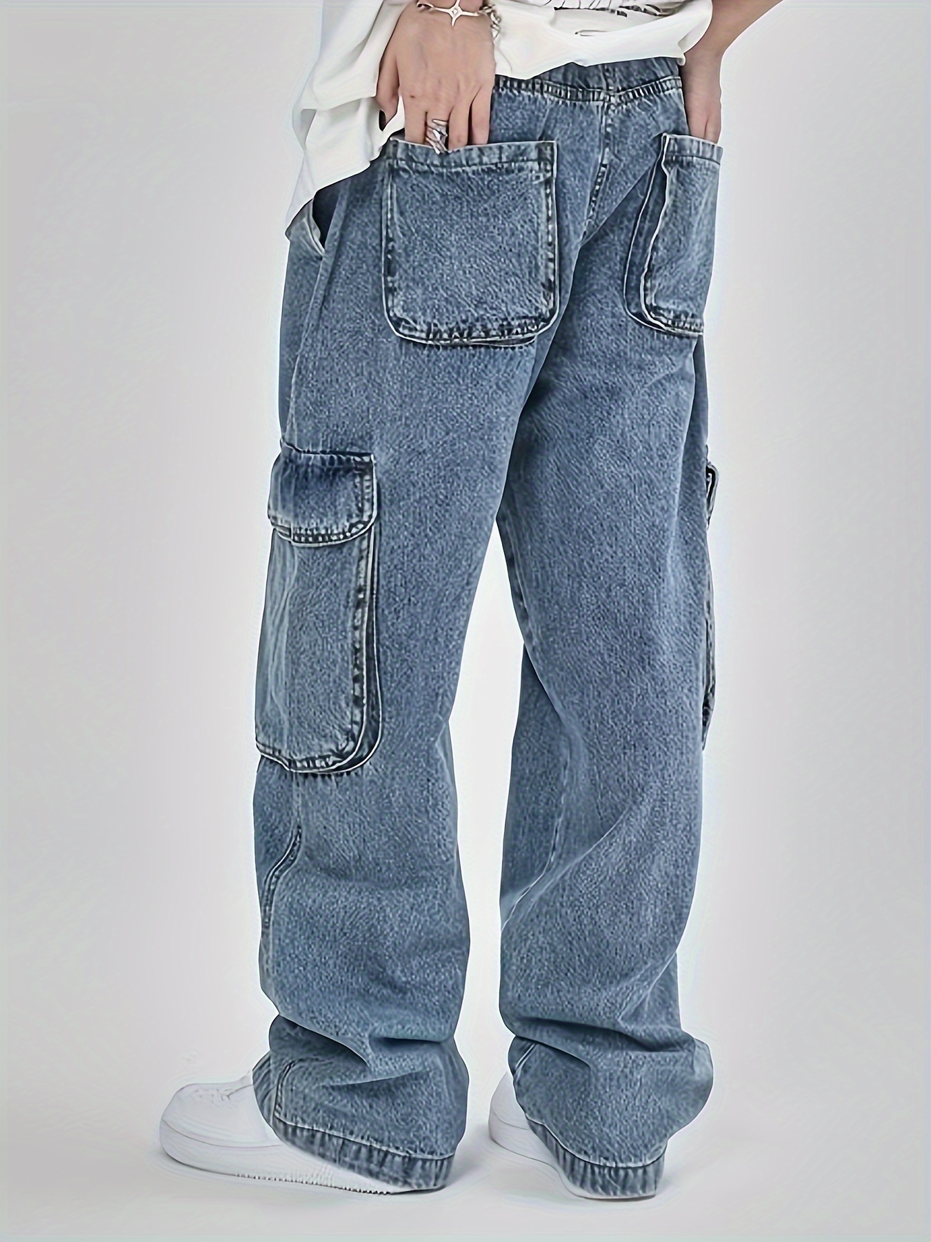 Jeans Sueltos De Carga - Temu Philippines