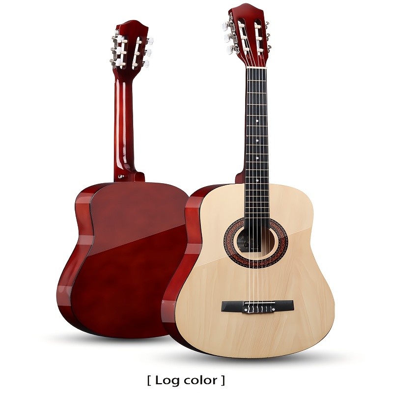 38-Inch Acoustic Wooden Classical Guitar - Ideal f...