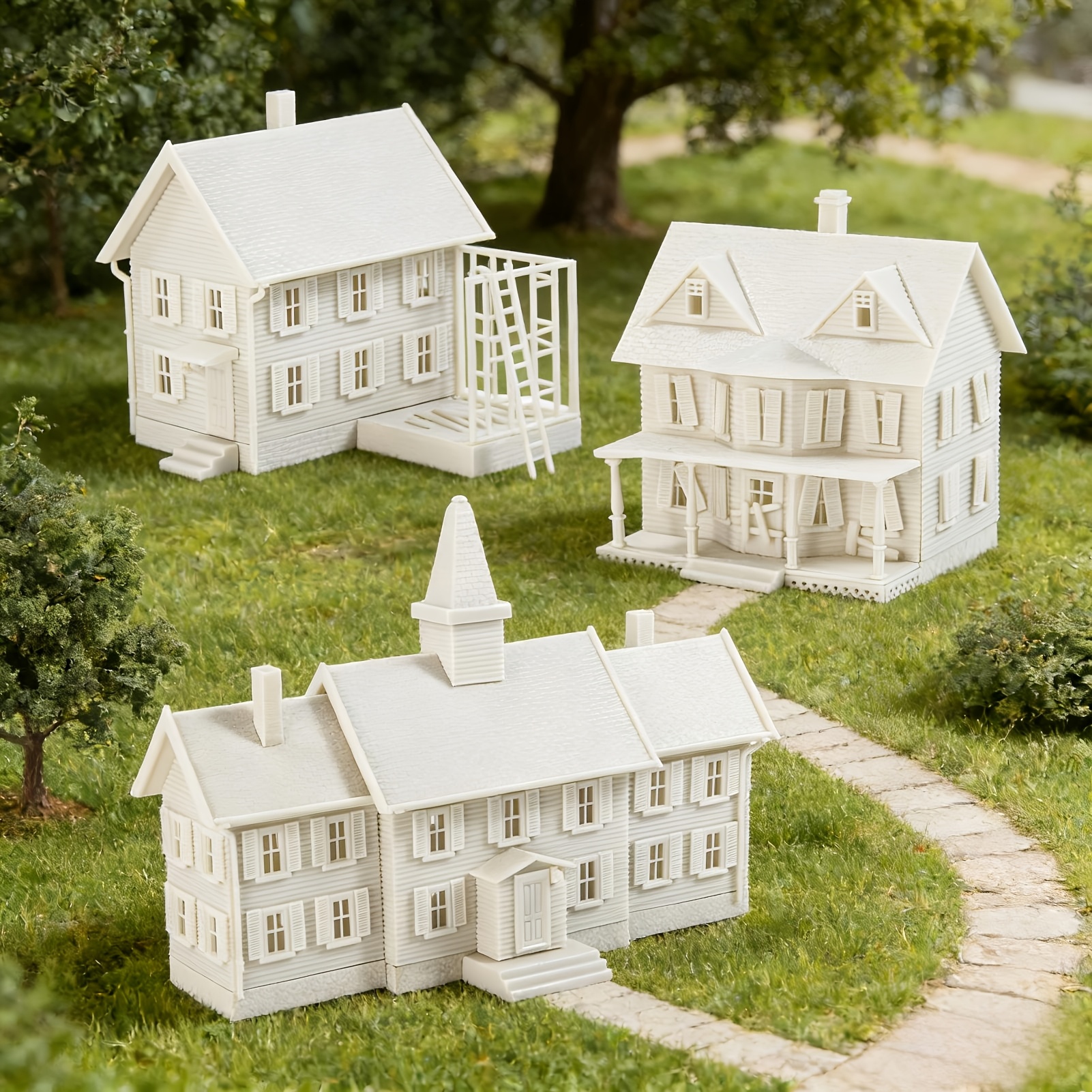 N Scale Unassembled Model Schoolhouse Kit