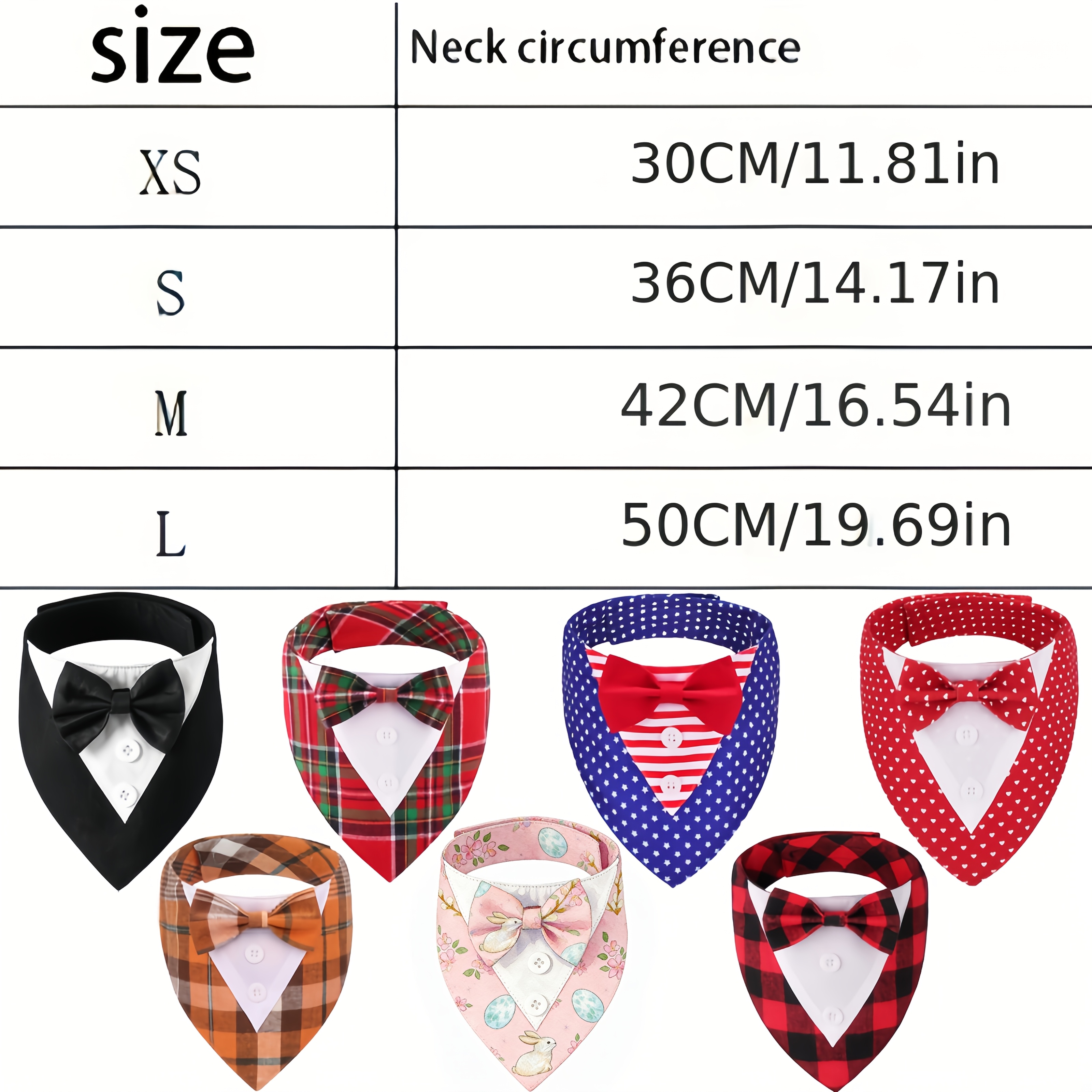 Plaid Bow Tie Pet Collar for Festivals and Special Occasions