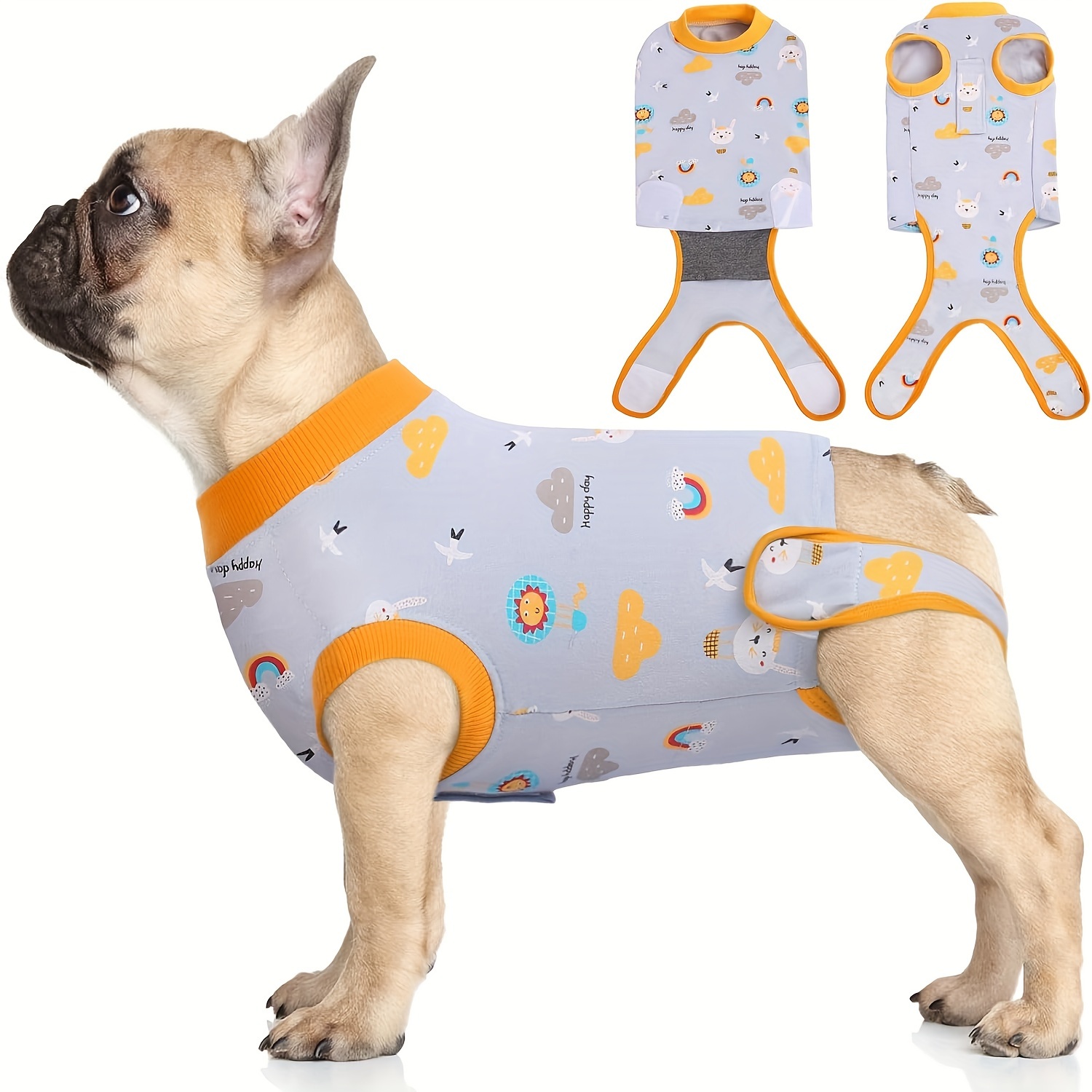 

Dog Recovery Suit After Surgery, Breathable Dog Surgery Recovery Suit For Female Male Dogs Cats, Dog Surgical Onesie For Spay Neuter Surgery, E-collar Cone Alternative Anti-licking Abdominal Wound