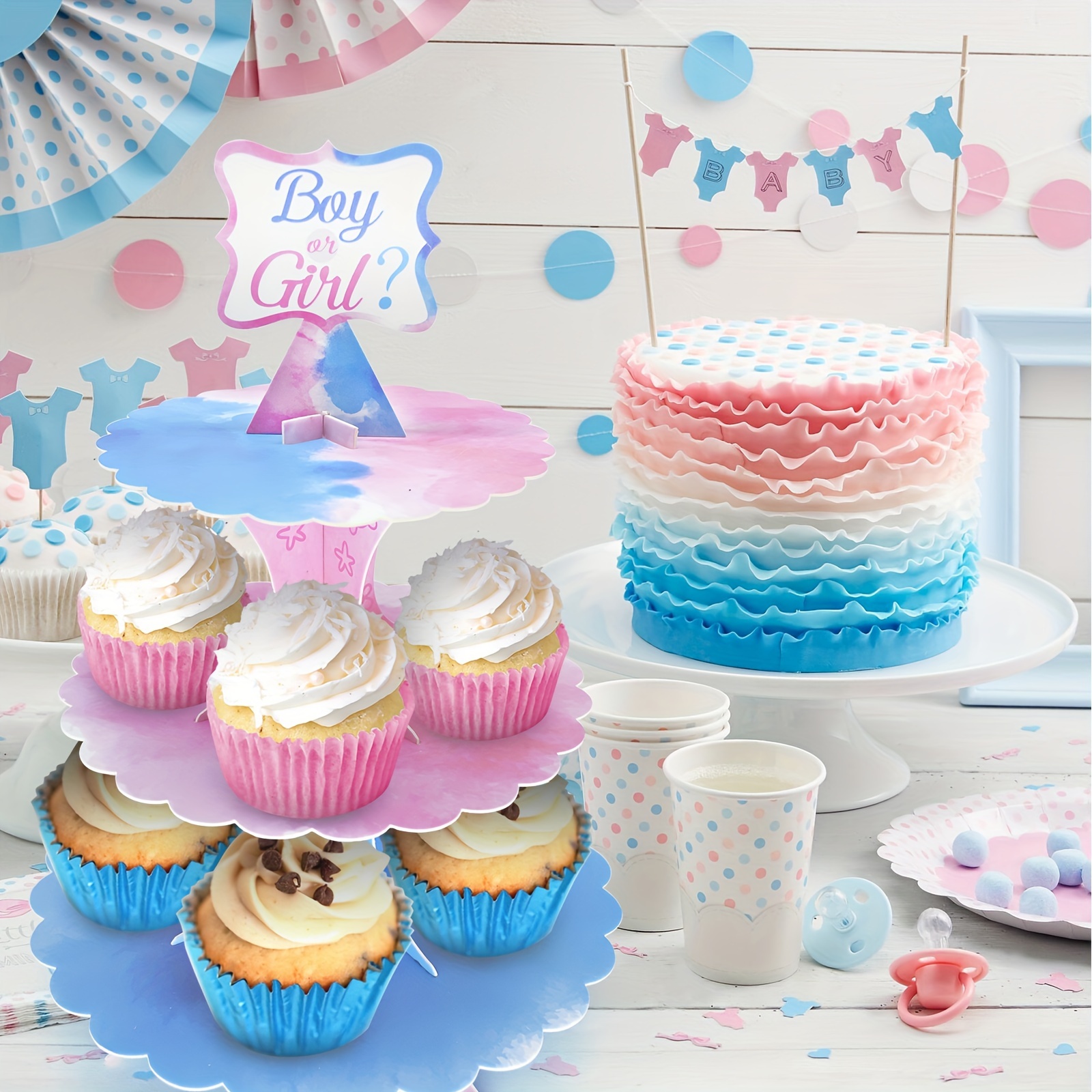 Baby shower cupcake stand orders