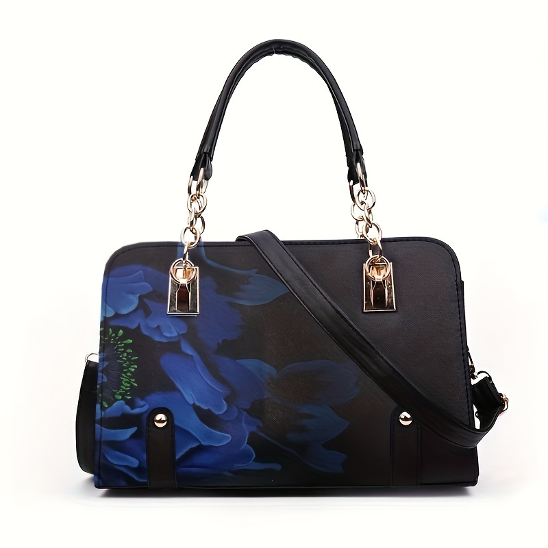 Floral on sale satchel handbags