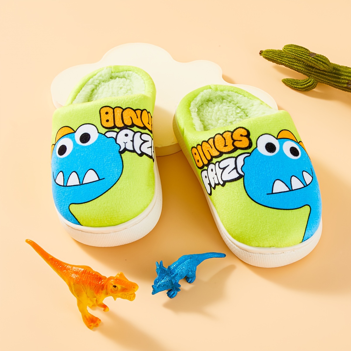 Boys best sale monster slippers