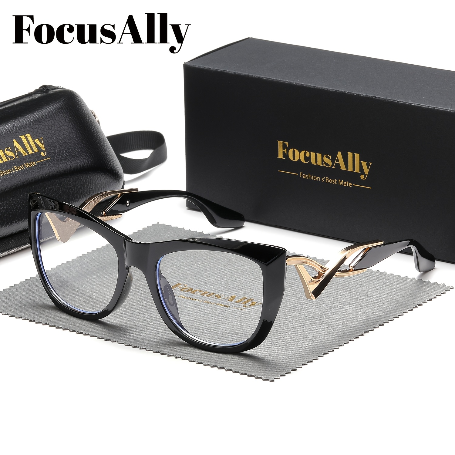 2d Flat - Focusally Unisex Fashion Unique Flat Glasses