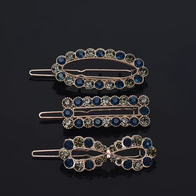 Image of 3pcs Women's Hair Clip Back Of Hair Clip Clip Clip Side Clip Clip Half Tie Hair Frog Headwear
