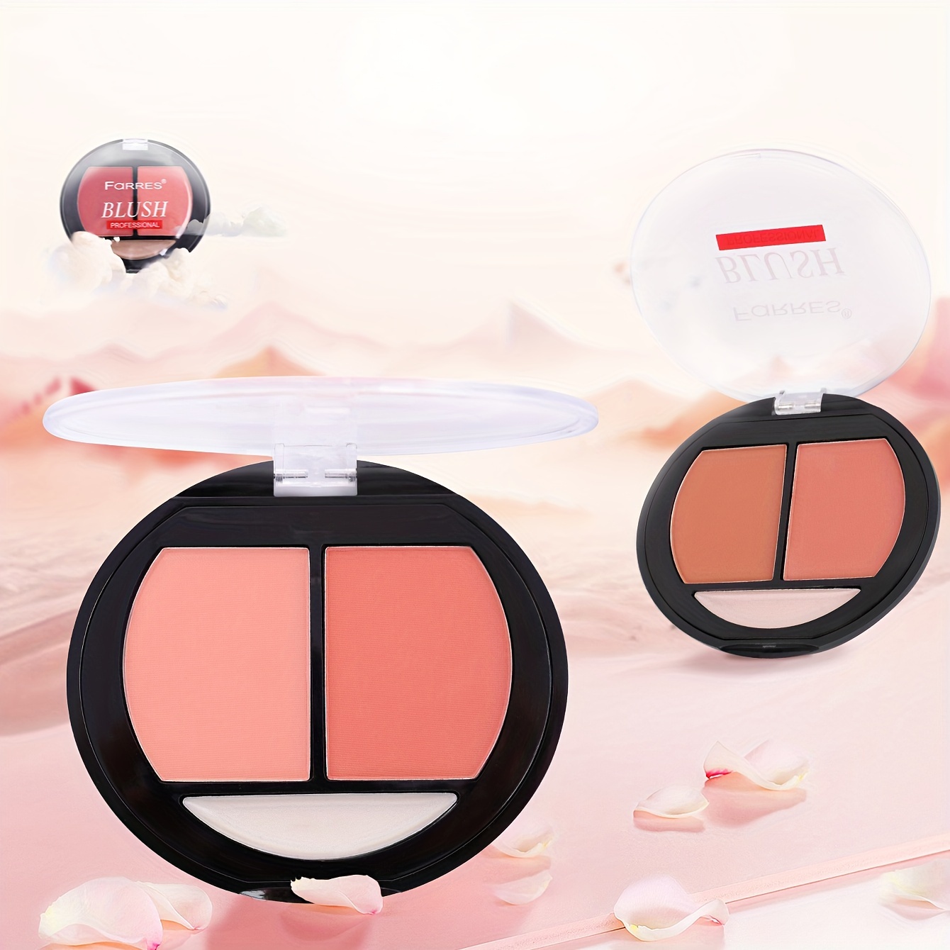 Cute Creamy Matte Blush Velvet Smooth Contour Blush Natural - Temu