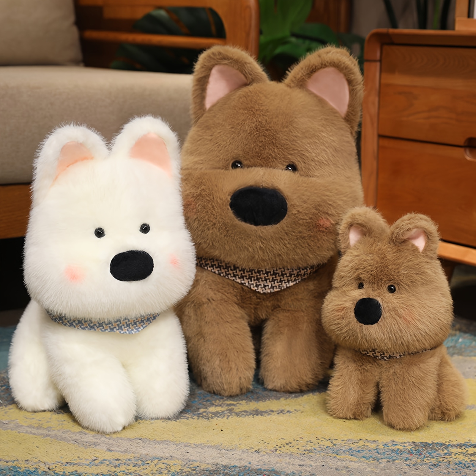 25cm 9 84in cartoon west highland   plush toys kawaii western highland dog stuffed animals plushies cute home decor ideal birthday or holiday gift halloween christmas gift Product details 4