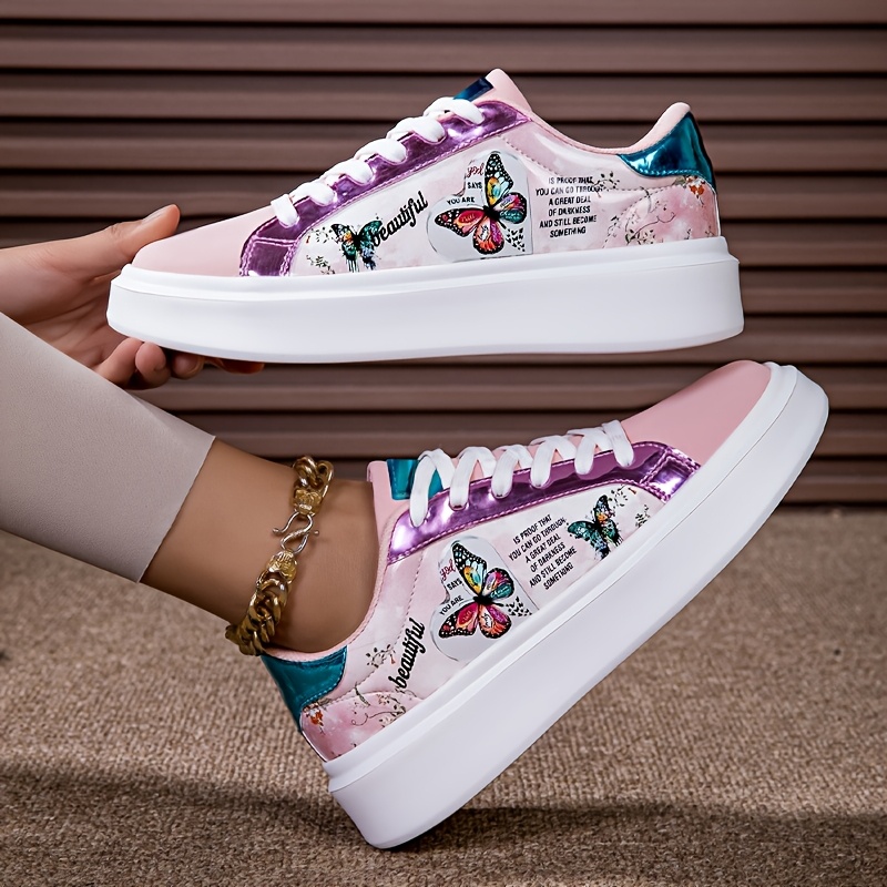 womens motif fashion sneakers lightweight thick Temu New Zealand