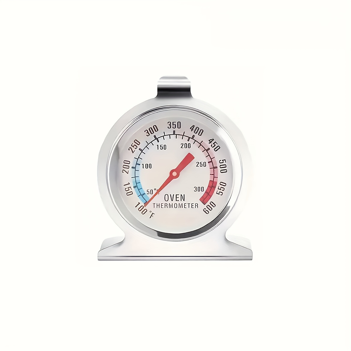 

Stainless Steel Bbq Grill & Oven Thermometer With Large Dial - Quick & Meat And Food Temperature Readings, Glass Display, No Electricity Needed, Ideal For Kitchen Use, Stainless Steel Portable Grill