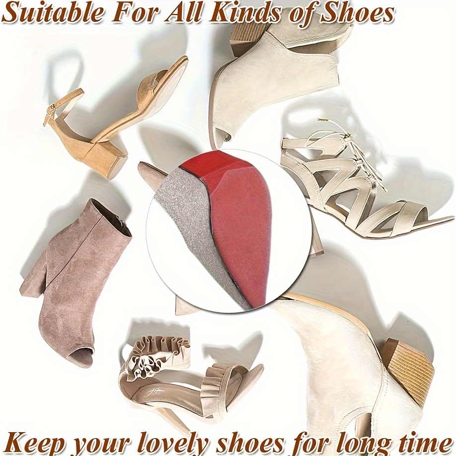1 Roll High Heel Sole Anti-Slip Pad, Noise Reducing Trimming Shoe Sole Protector Sticker, Wear-Resistant Self-Adhesive Anti-Slip Decal, Extended Anti-Slip Sticker