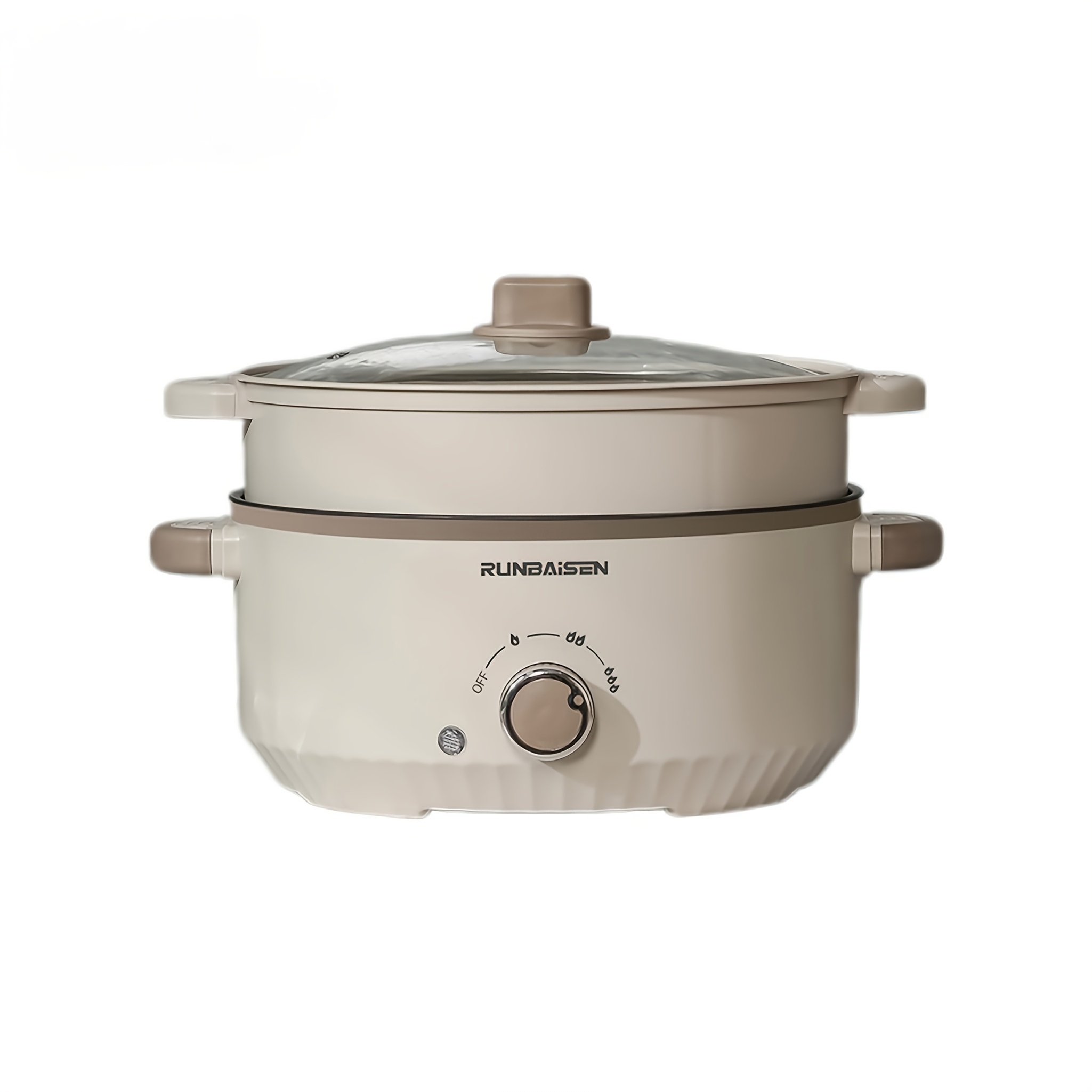 24cm European Style Double-Layer Electric Pot, Electric Hot Pot, Multifunctional Integrated Cooker,   Electric Frying Pan for  ,   Use for Parties and  , Home Use,   Cooking, Three-Speed Adjustable Temperature Control, Boil Noodles, Cook Rice, Soak  , Steam Seafood, 2-5 People Capacity