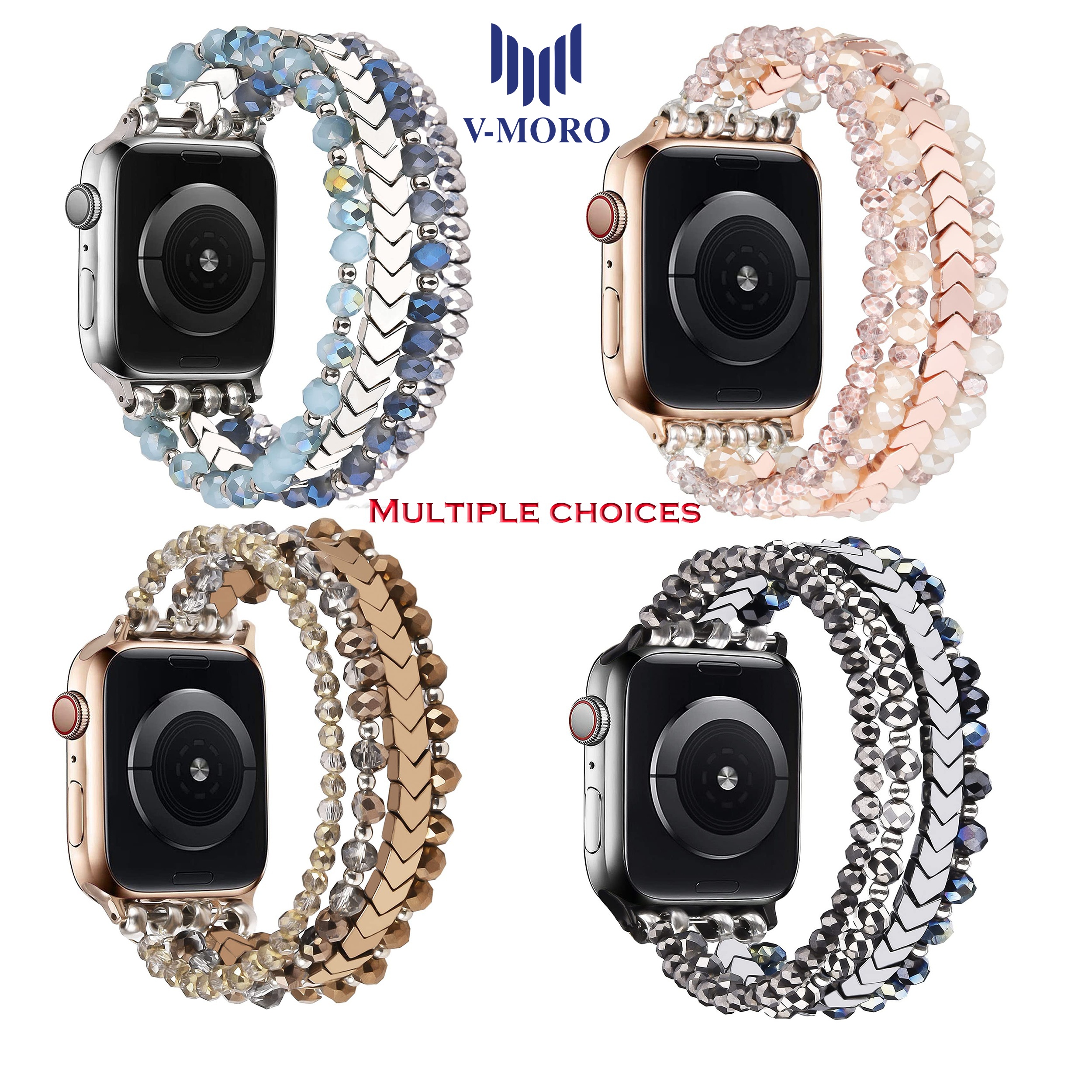 

Bracelet Compatible Apple 45mm/44mm/42mm/41mm/40mm/38mm /8/7/se/6/5/4/3/2/1women For Iwatch