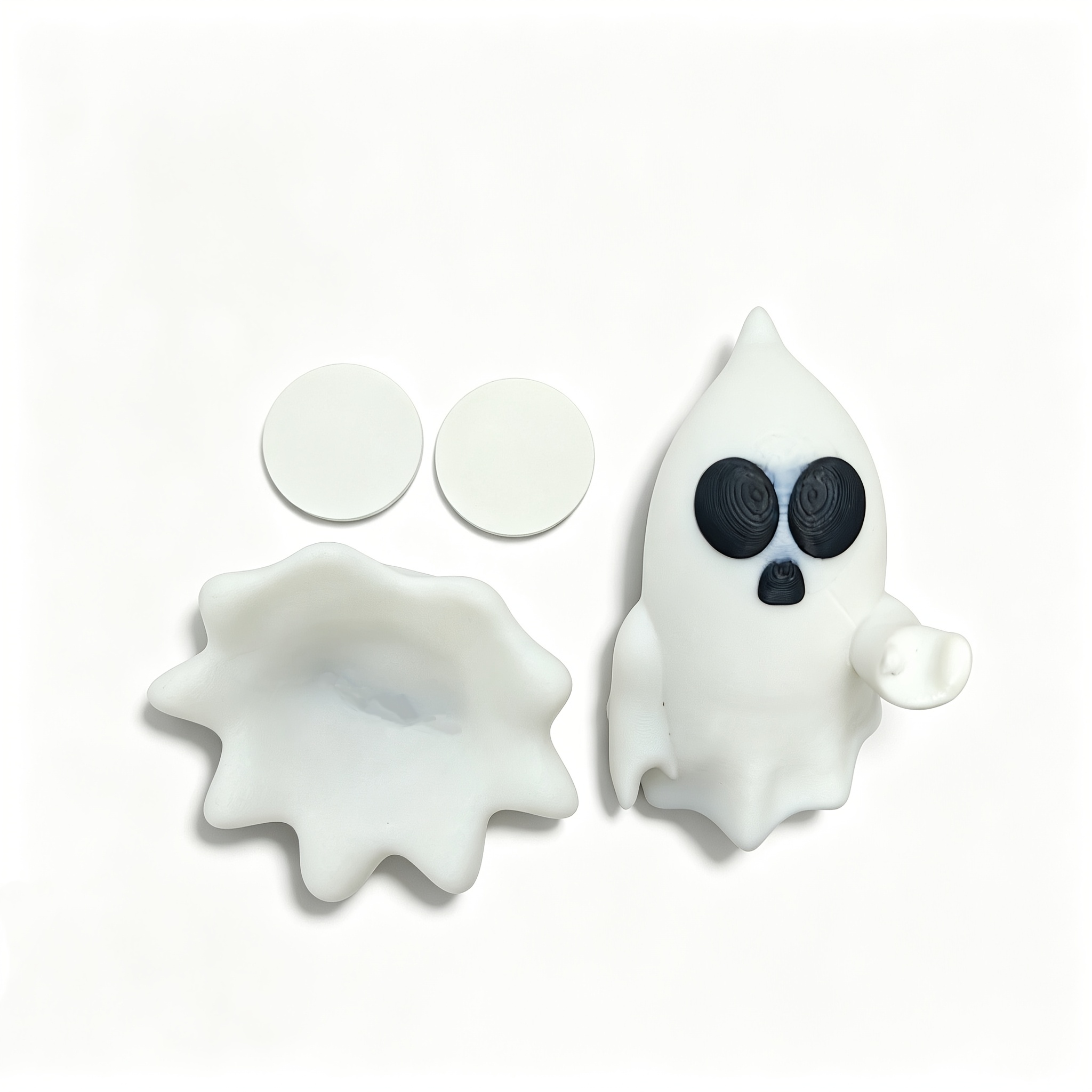 TEMU Décoration qui traverse les fenêtres, ornement de fenêtre, décoration d'Halloween 3D qui au-dessus du verre ! Livrée avec un support adhésif,