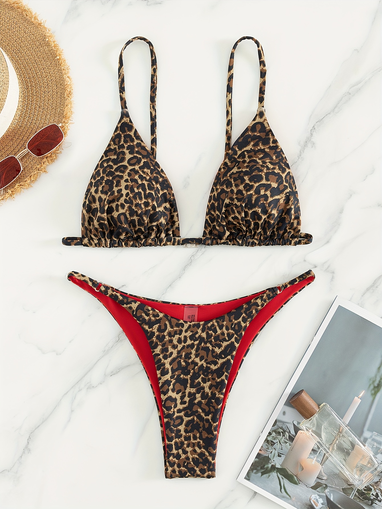 Leopard Print Bikini - Temu