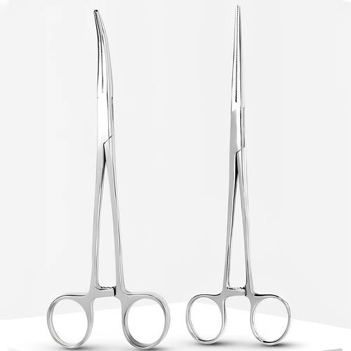 laboratory straight head and elbow precision tweezers tweezers straight head ultra fine beak reusable precision machining polished surface