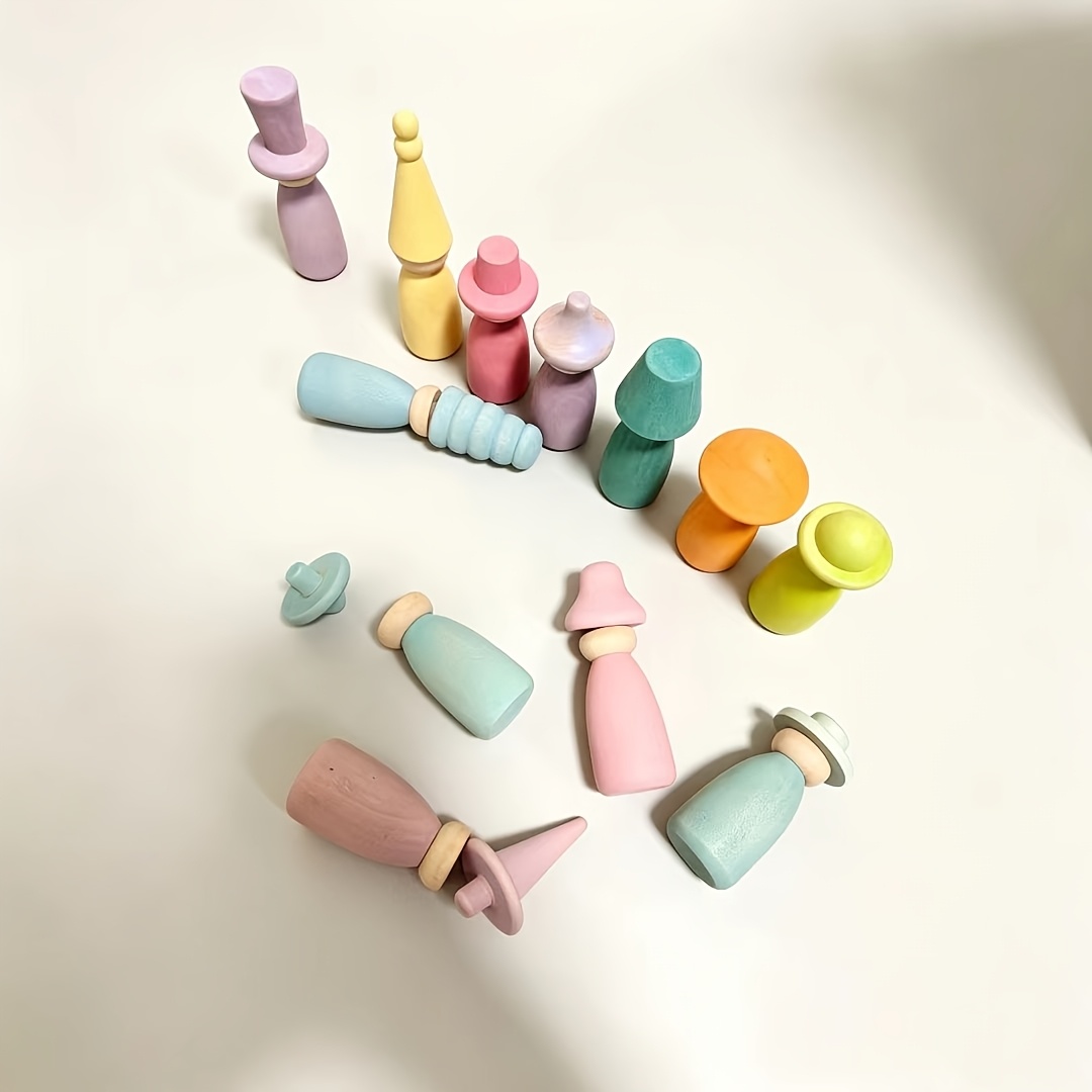 Stackable Doll Building Blocks for Creative Play